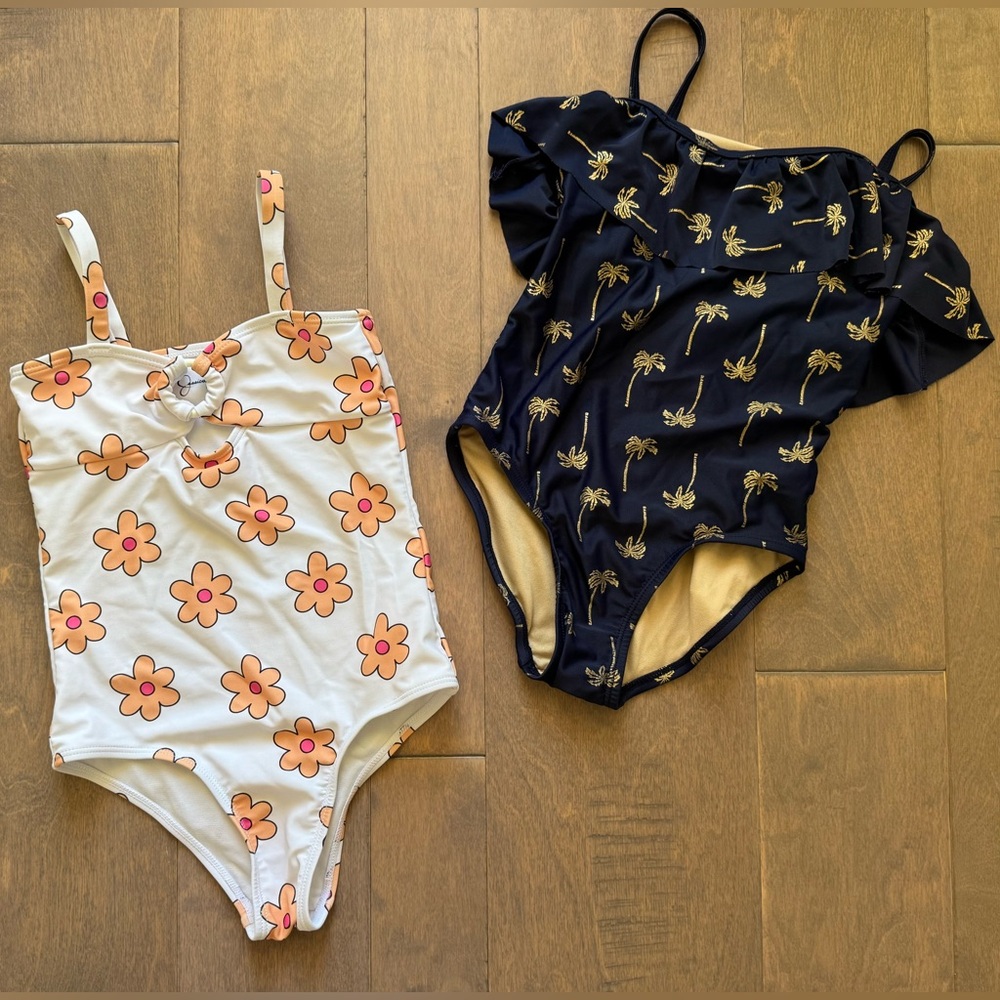 Bundle of 2 Girls’ One Piece Swimsuits